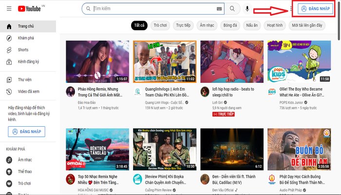 Kênh YouTube làm nội dung kiếm tiền